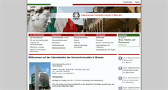 Desktop Screenshot of consolato-onorario-brema.de