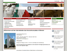 Tablet Screenshot of consolato-onorario-brema.de